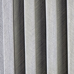 Two-Tone Grey & Black WPC Fluted Panel