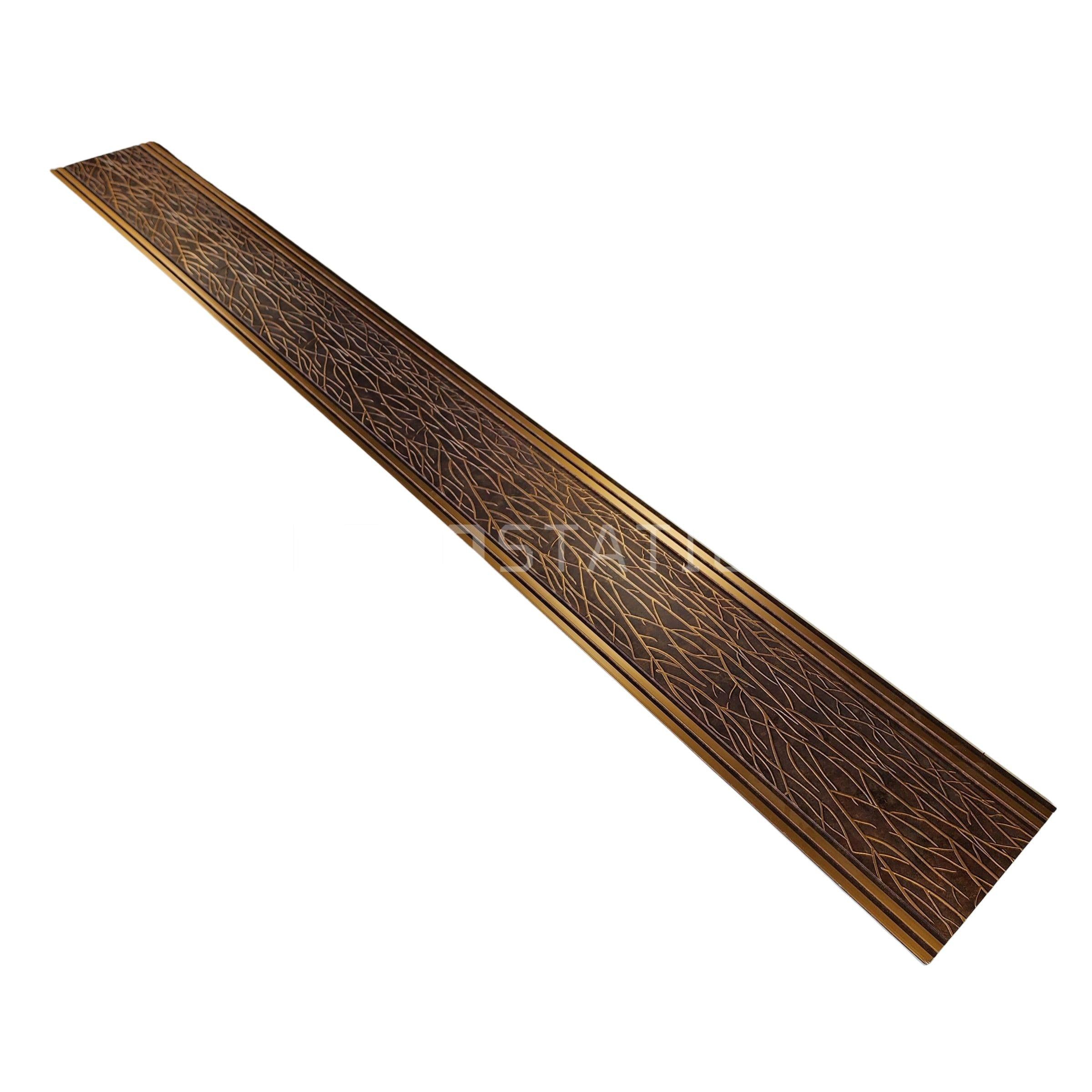 DecoArt Bronze Oak PS Fluted Panel – 11.8″ × 110″
