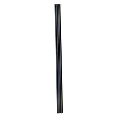 Textured Black WPC Fluted Panel