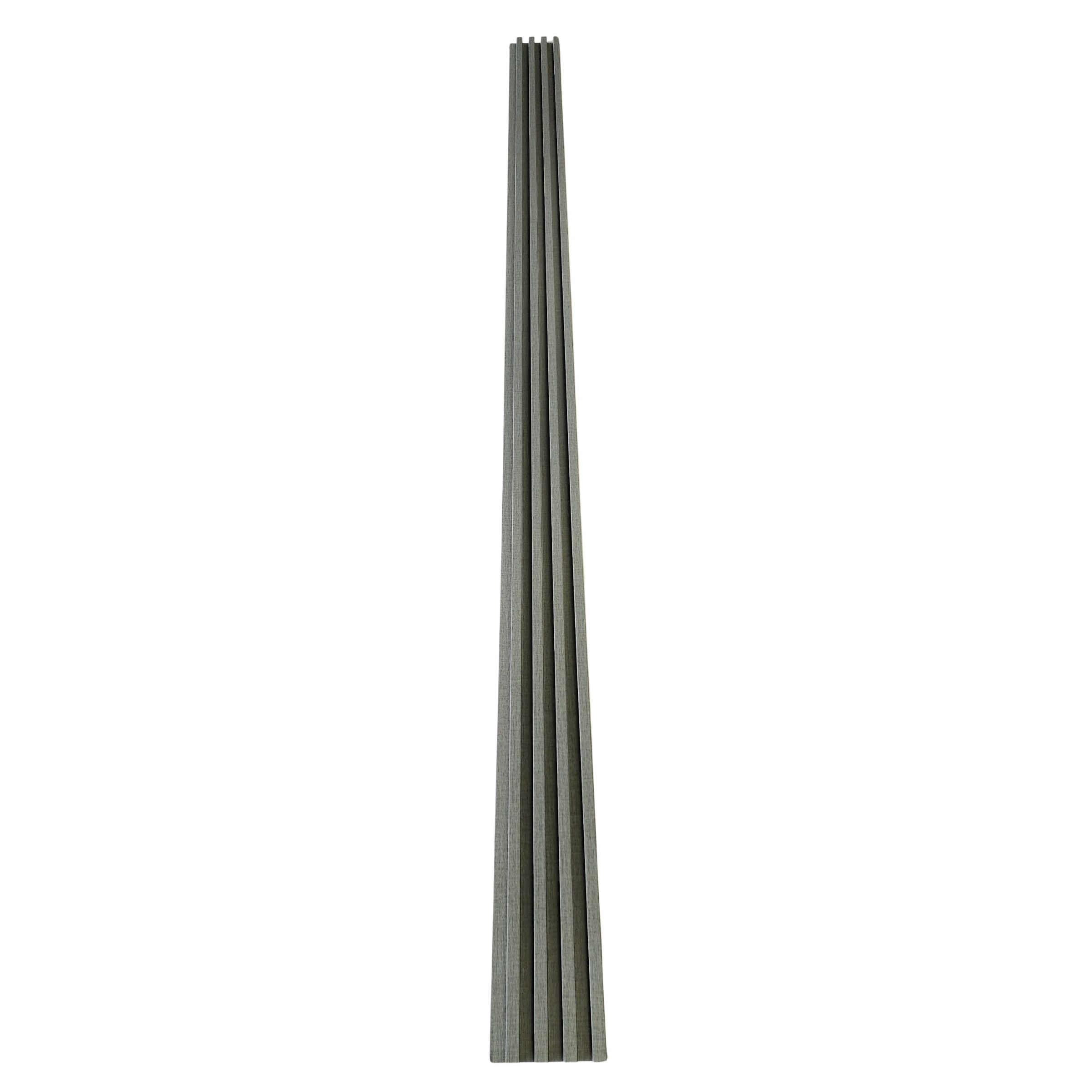 Textured Grey WPC Fluted Panel