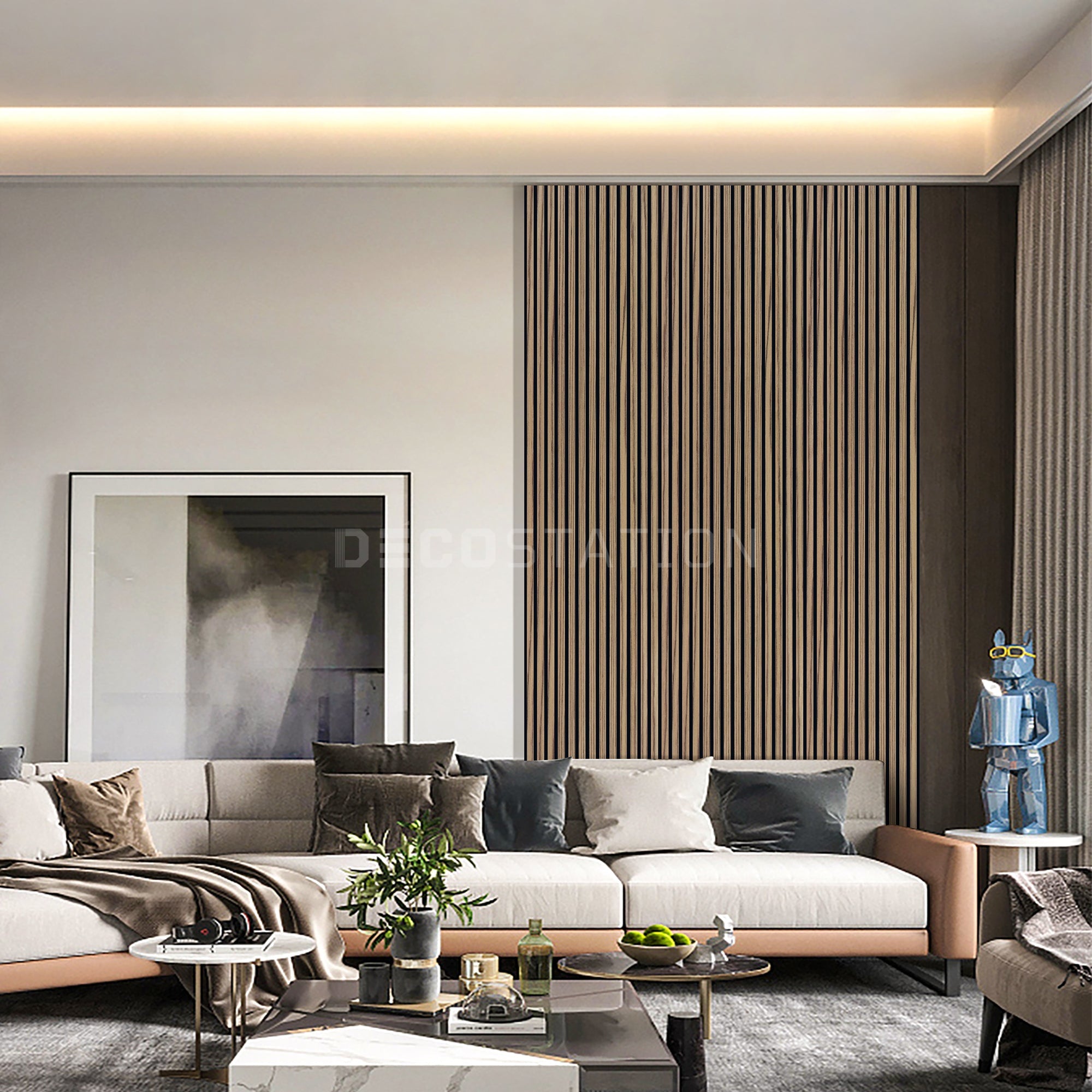Rustic Oak EchoSlat™ OAK-1103S Acoustic Wall Panel