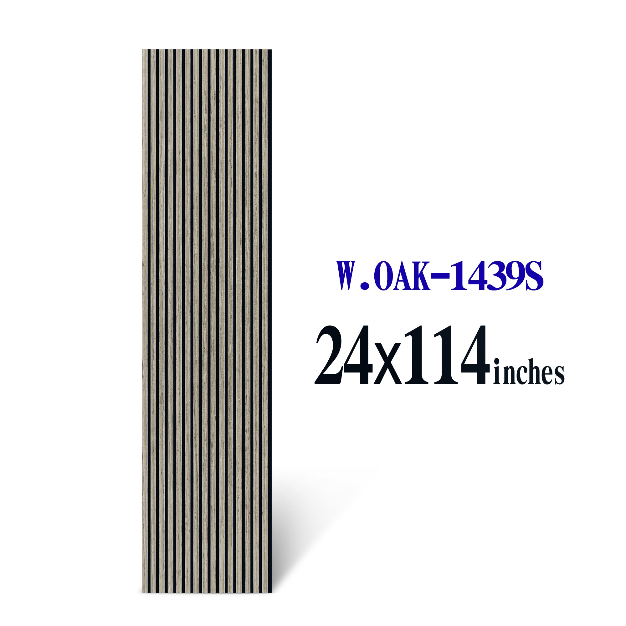 Coastal Oak EchoSlat™ Acoustic Wall Panel W.OAK-1439S