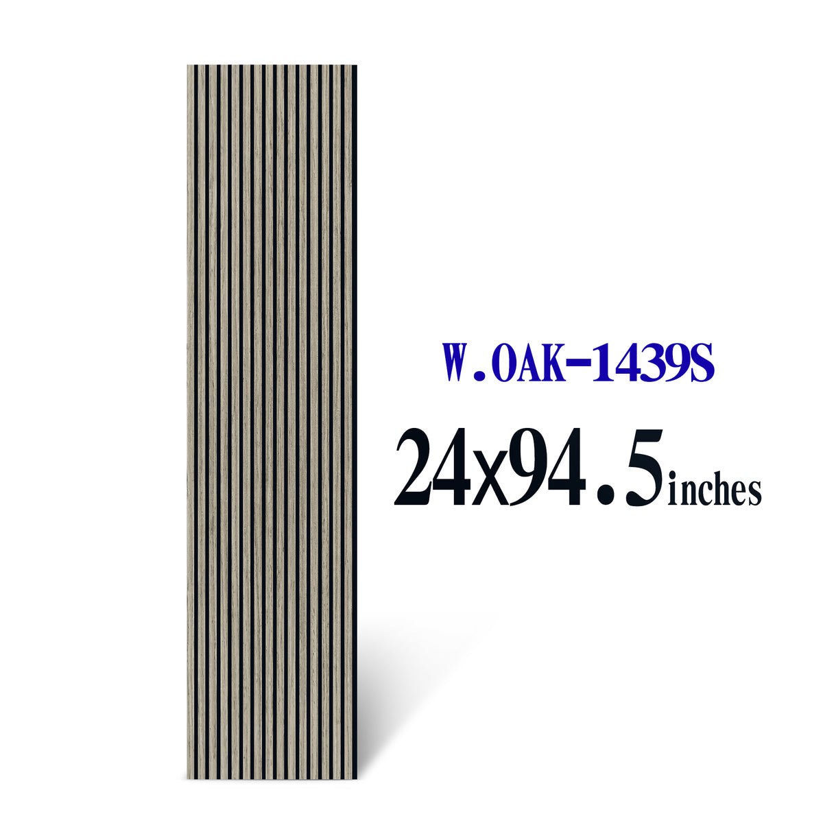 Coastal Oak EchoSlat™ Acoustic Wall Panel W.OAK-1439S